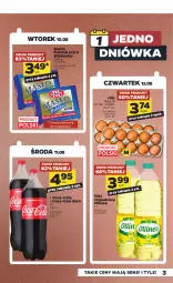 Gazetka promocyjna Netto - Gazetka spożywcza - Gazetka - ważna od 14.08 do 14.08.2021 - strona 3 - produkty: Jaja, Coca-Cola, Mlekovita, Olej rzepakowy, Masło, Olej, Mleko