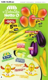 Gazetka promocyjna Netto - Gazetka spożywcza - Gazetka - ważna od 14.08 do 14.08.2021 - strona 4 - produkty: Mango, Fa