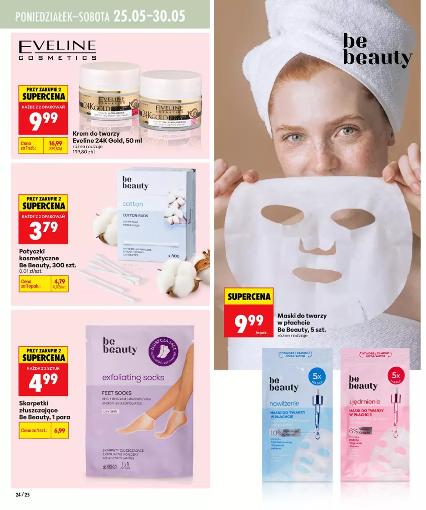 Gazetka promocyjna Biedronka - Gazetka - ważna 21.05 do 28.05.2026 - strona 24 - produkty: Be Be, Eveline, Karp, Krem do twarzy, Lion, Owoce, Skarpetki