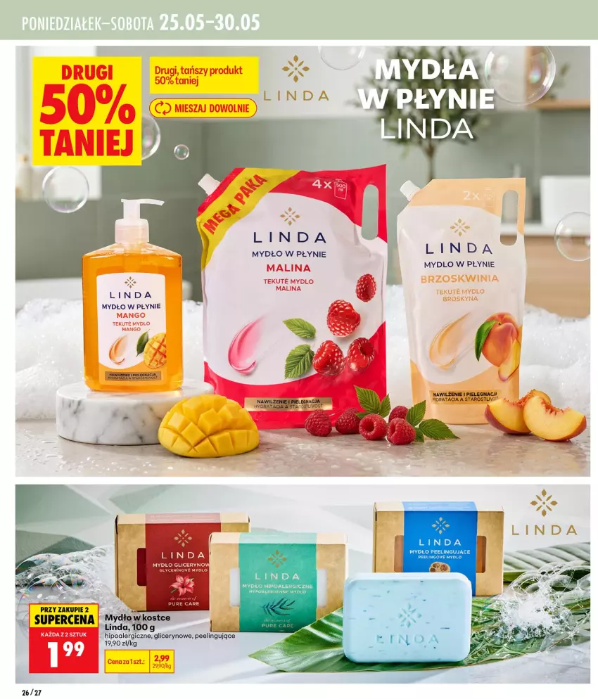Gazetka promocyjna Biedronka - Gazetka - ważna 21.05 do 28.05.2026 - strona 26 - produkty: Mydło, Mydło w płynie, Peeling