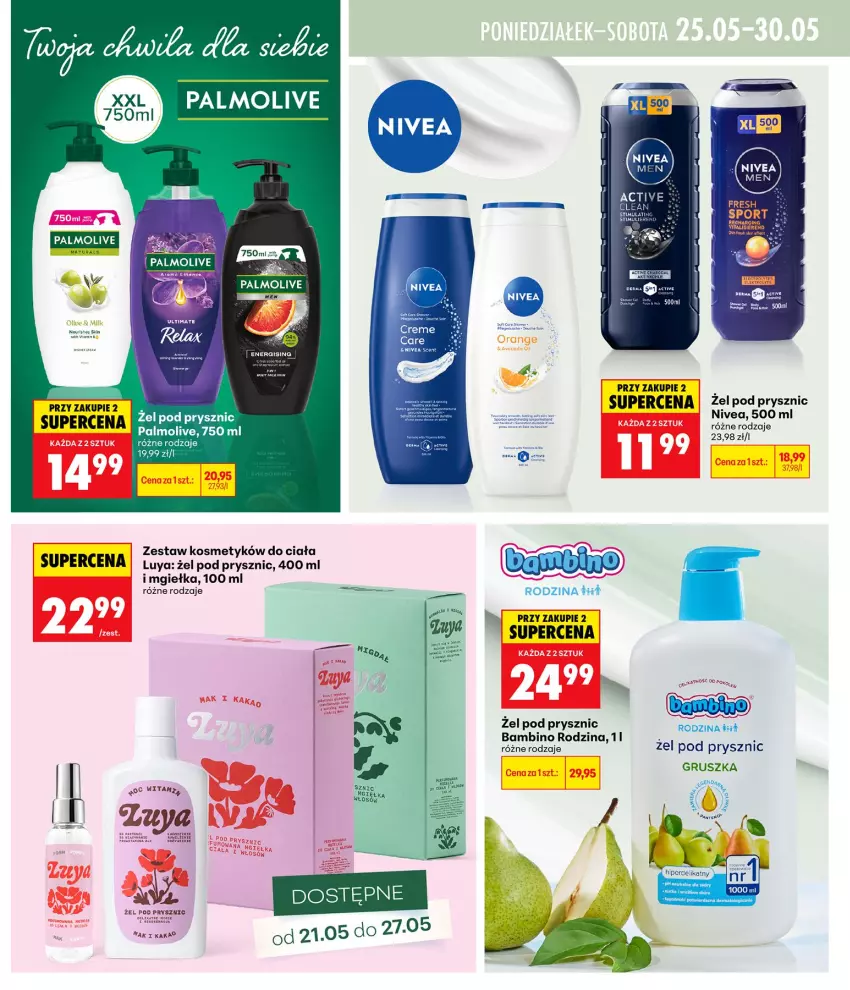 Gazetka promocyjna Biedronka - Gazetka - ważna 21.05 do 28.05.2026 - strona 29 - produkty: Fa, Nivea, Palmolive, Por, Sport