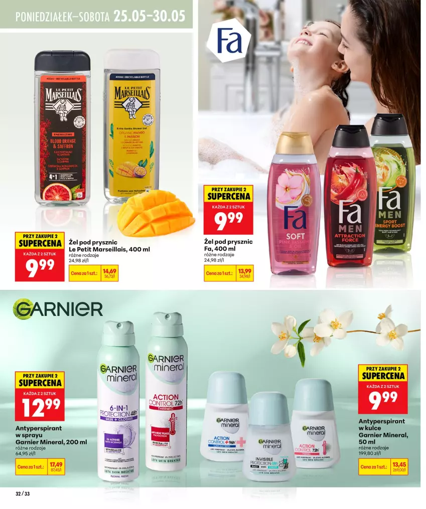 Gazetka promocyjna Biedronka - Gazetka - ważna 21.05 do 28.05.2026 - strona 32 - produkty: Antyperspirant, Control, Fa, Flora, Garnier, Mars