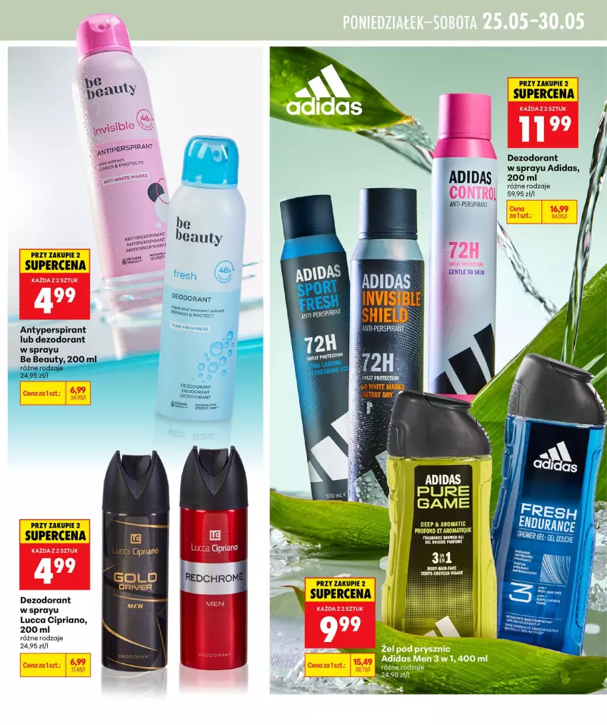 Gazetka promocyjna Biedronka - Gazetka - ważna 21.05 do 28.05.2026 - strona 33 - produkty: Adidas, Be Be, Control, Dezodorant