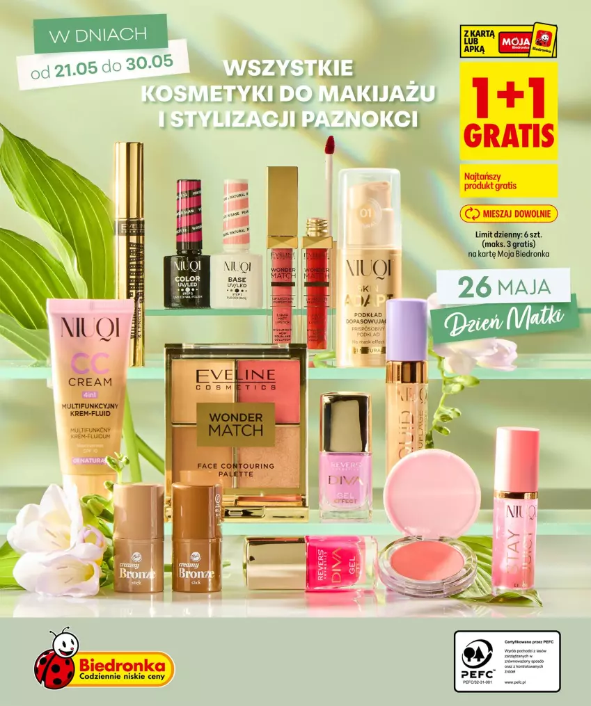 Gazetka promocyjna Biedronka - Gazetka - ważna 21.05 do 28.05.2026 - strona 40 - produkty: Gra, Makijaż, Podkład, Rum