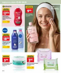 Gazetka promocyjna Biedronka - Gazetka - Gazetka - ważna od 28.05 do 28.05.2026 - strona 22 - produkty: Makijaż, Krem do twarzy, Body, Płyn micelarny, Mleczko do ciała, Mleczko, Chusteczki, Garnier, Be Be, Olej, Nivea