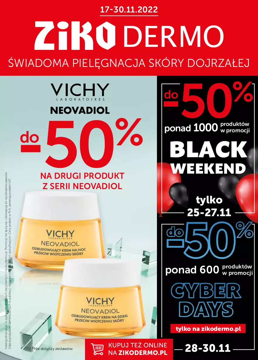 Gazetka promocyjna Ziko - Gazetka Ziko Dermo - ważna 17.11 do 30.11.2022 - strona 1 - produkty: Lack, Ser