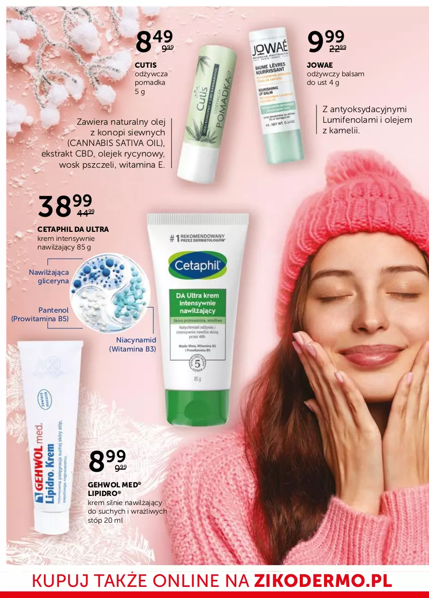 Gazetka promocyjna Ziko - Gazetka Ziko Dermo - ważna 17.11 do 30.11.2022 - strona 12 - produkty: Balsam do ust, Cetaphil, Gehwol, Olej, Sati