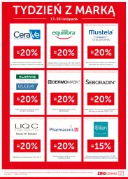 Gazetka promocyjna Ziko - Gazetka Ziko Dermo - Gazetka - ważna od 30.11 do 30.11.2022 - strona 17 - produkty: CeraVe, Top, Ser, Mus, Acer, Seboradin, Pharmaceris, Klorane, Oillan, Ducray, Mustela