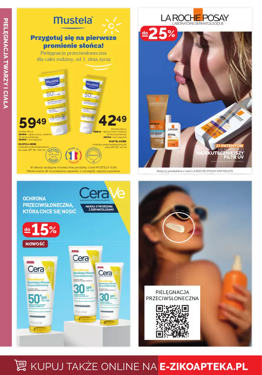 Gazetka promocyjna Ziko - Gazetka Ziko Dermo - ważna 23.04 do 06.05.2026 - strona 14 - produkty: Apteka, Helio, La Roche-Posay, Mleczko, Mus, Mustela, Ser