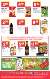 Gazetka promocyjna Spar - Spar-Mini - Gazetka - ważna od 26.07 do 26.07.2026 - strona 4 - produkty: Piwo, Top, Sok, Chipsy, Coca-Cola, Chrupki, Tatra, Fortuna, Napój gazowany, Lorenz, Napój