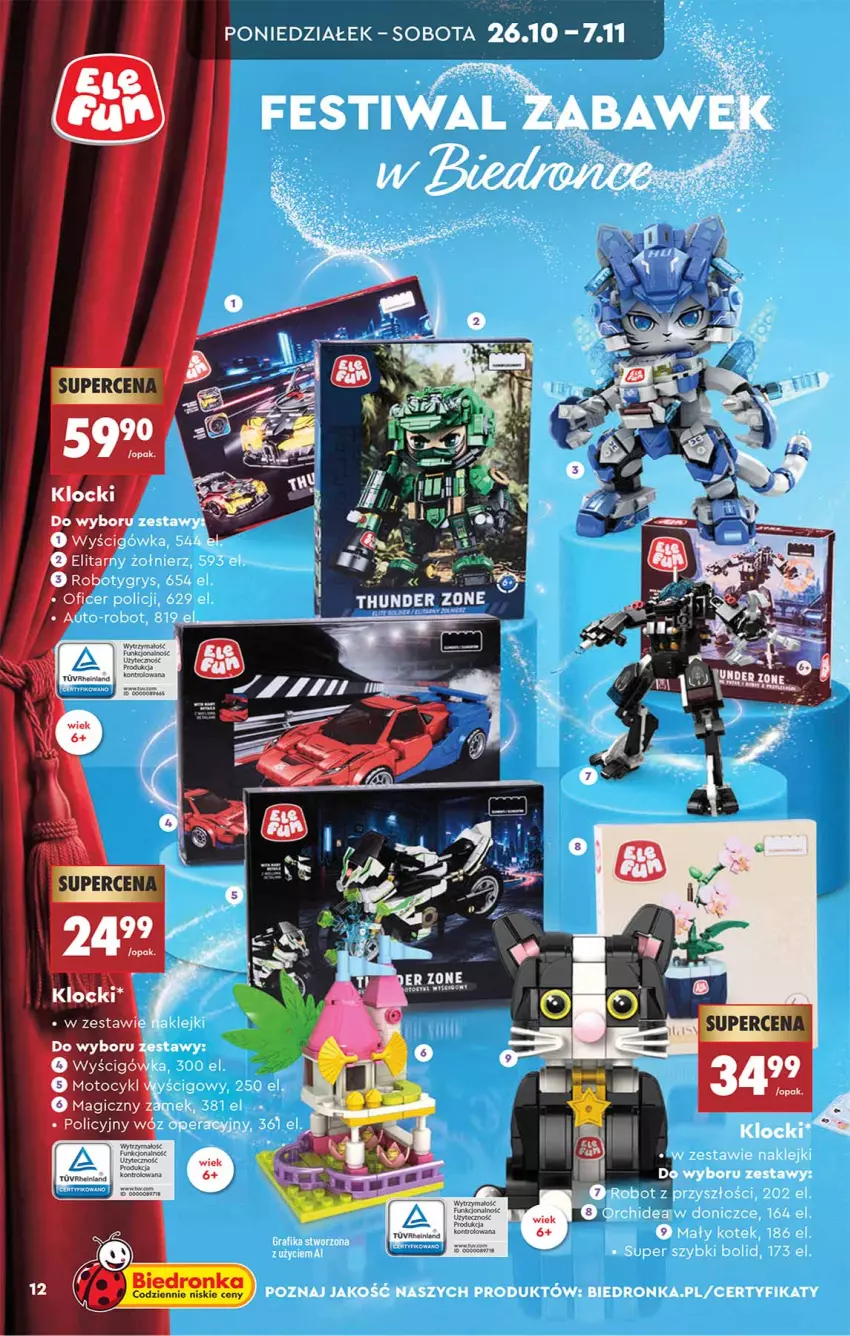 Gazetka promocyjna Biedronka - Okazje Tygodnia - ważna 24.10 do 07.11.2026 - strona 12 - produkty: Klej, Kotek, Robot