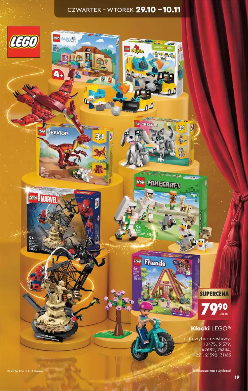 Gazetka promocyjna Biedronka - Okazje Tygodnia - ważna 24.10 do 07.11.2026 - strona 19 - produkty: Klocki, LEGO
