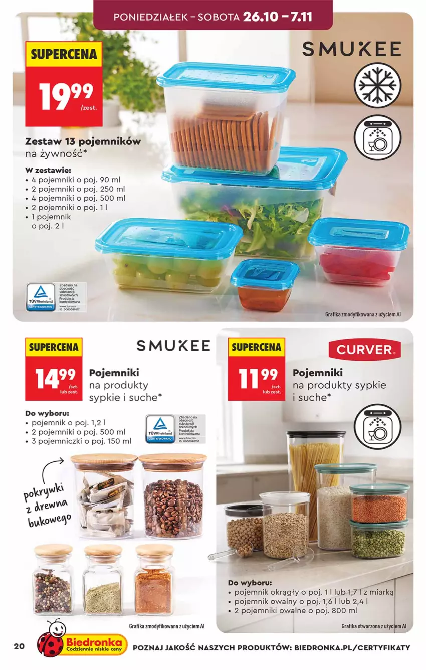 Gazetka promocyjna Biedronka - Okazje Tygodnia - ważna 24.10 do 07.11.2026 - strona 20 - produkty: Gra, Grafika, Pojemnik