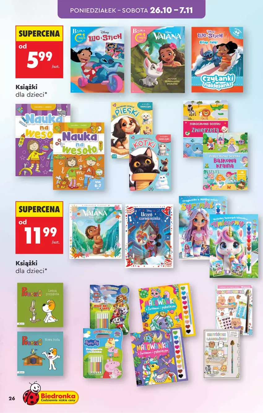 Gazetka promocyjna Biedronka - Okazje Tygodnia - ważna 24.10 do 07.11.2026 - strona 26 - produkty: Dzieci, Fa