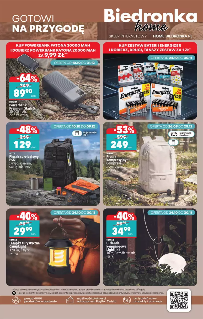 Gazetka promocyjna Biedronka - Okazje Tygodnia - ważna 24.10 do 07.11.2026 - strona 43 - produkty: Acer, Energizer, Intel, Plecak, Powerbank