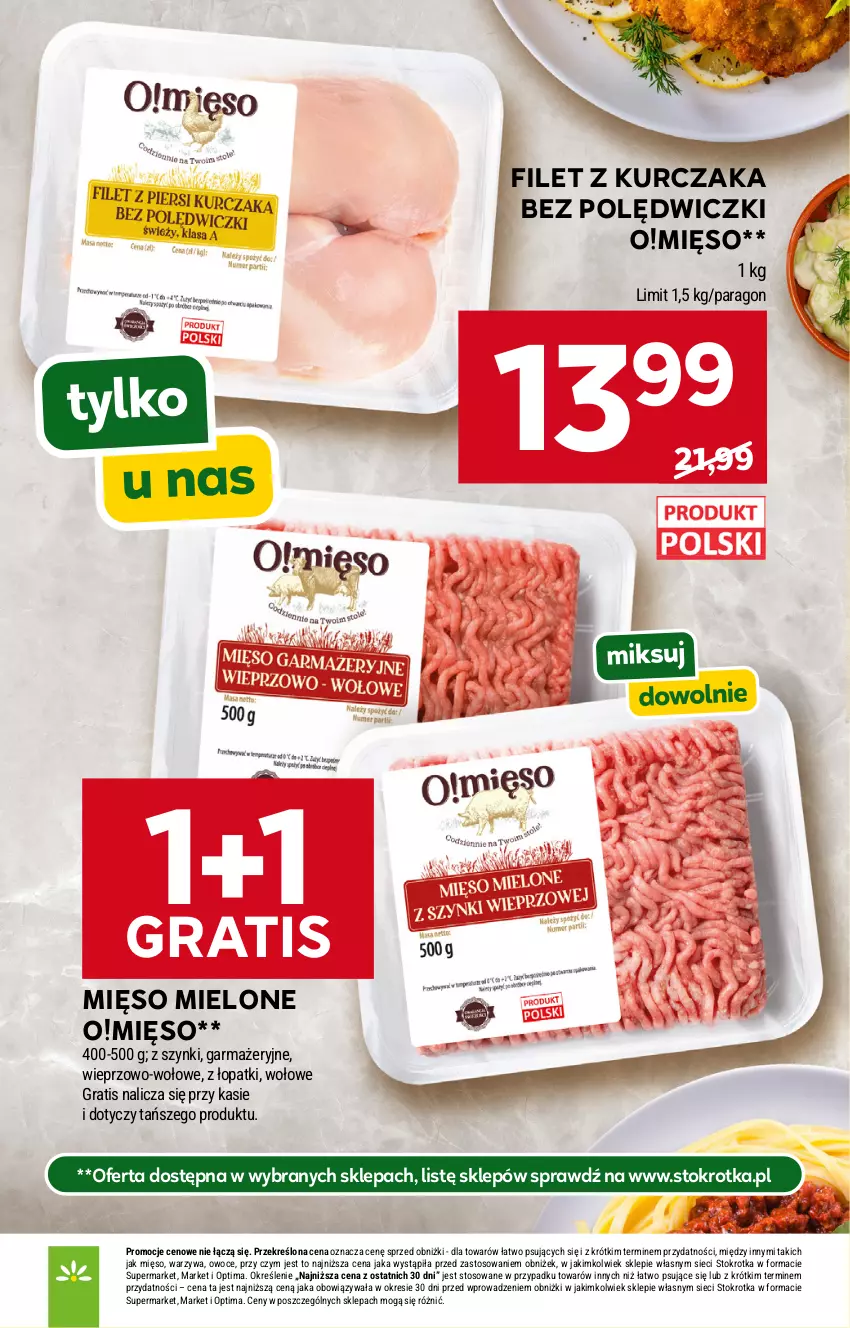 Gazetka promocyjna Stokrotka - Supermarket - ważna 30.07 do 05.08.2026 - strona 2 - produkty: Gra, Kurczak, Mięso, Mięso mielone, Optima, Owoce, Warzywa