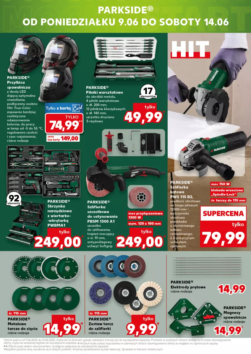 Gazetka promocyjna Kaufland - Mocny Start - ważna 09.06 do 11.06.2025 - strona 19 - produkty: BIC, Parkside, Pilnik, Szczotka, Szczotka druciana, Szlifierka, Wkręt