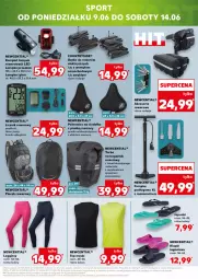 Gazetka promocyjna Kaufland - Mocny Start - Gazetka - ważna od 11.06 do 11.06.2025 - strona 21 - produkty: Klapki, Top, Gin, Plecak, Pompka, Torba, Rower, Legginsy, Pokrowiec