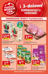 Gazetka promocyjna Auchan - Pewność Niskich Cen Supermarket - Gazetka - ważna od 09.10 do 09.10.2024 - strona 3 - produkty: Sok, Zupa, Whiskas, Karkówka wieprzowa, BoboVita, Gala