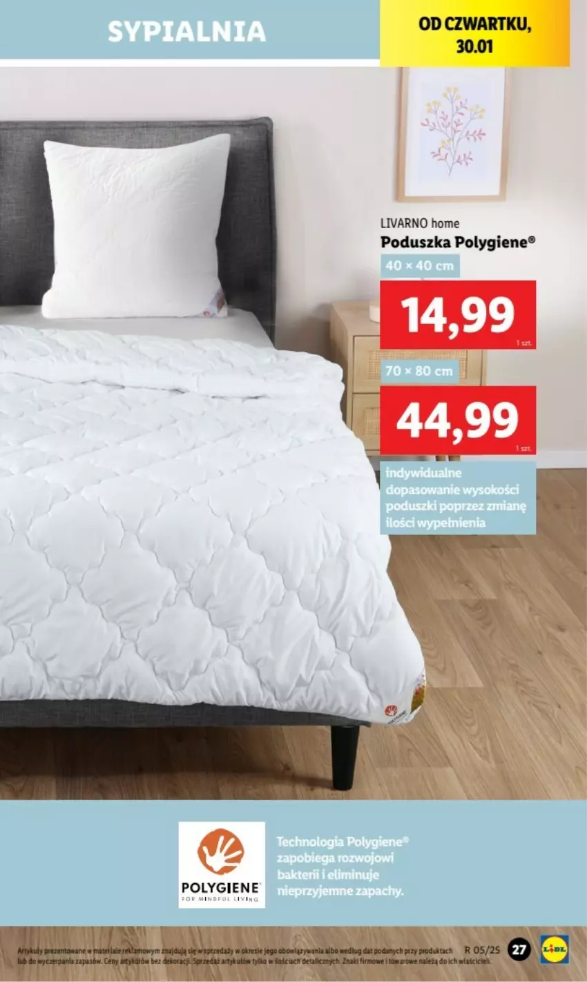 Gazetka promocyjna Lidl - ważna 27.01.2025 do 02.01.2026 - strona 22 - produkty: Ivar, Poduszka