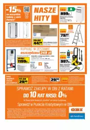 Gazetka promocyjna Obi - Gazetka OBI - Gazetka - ważna od 01.08 do 01.08.2023 - strona 14 - produkty: Top, Drabina, Gres, Miska, Myjka ciśnieniowa