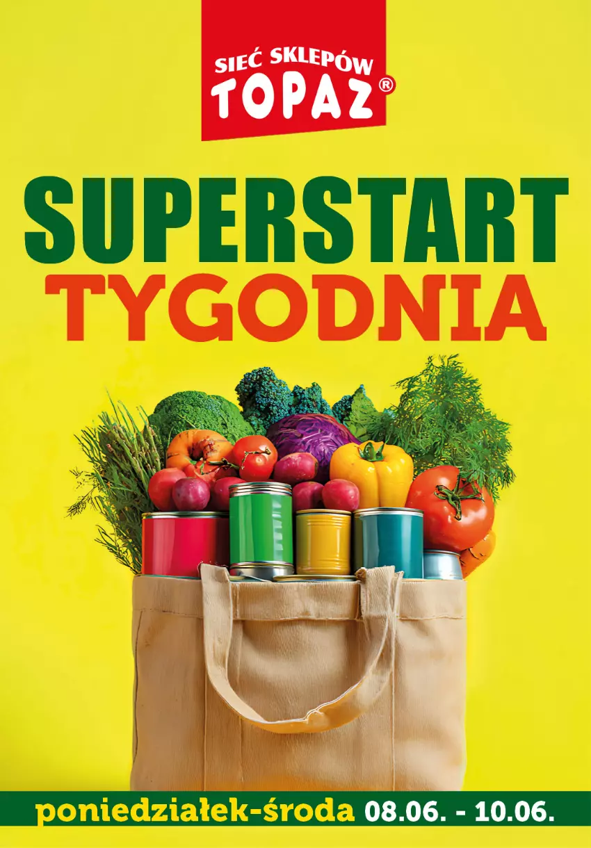 Gazetka promocyjna Topaz - Gazetka - ważna 08.06 do 10.06.2026 - strona 1