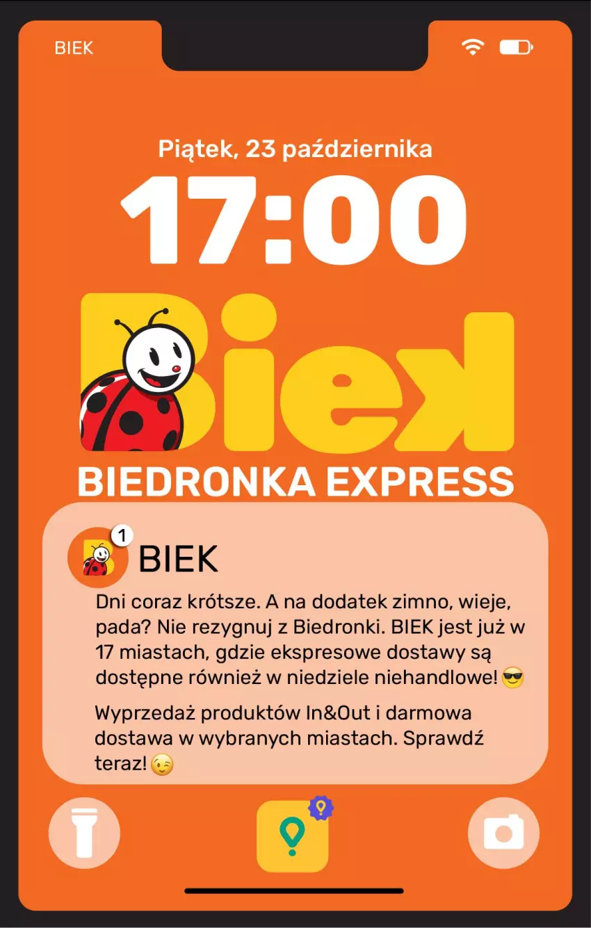 Gazetka promocyjna Biedronka - BIEK - ważna 23.10 do 30.10.2026 - strona 1 - produkty: Tera