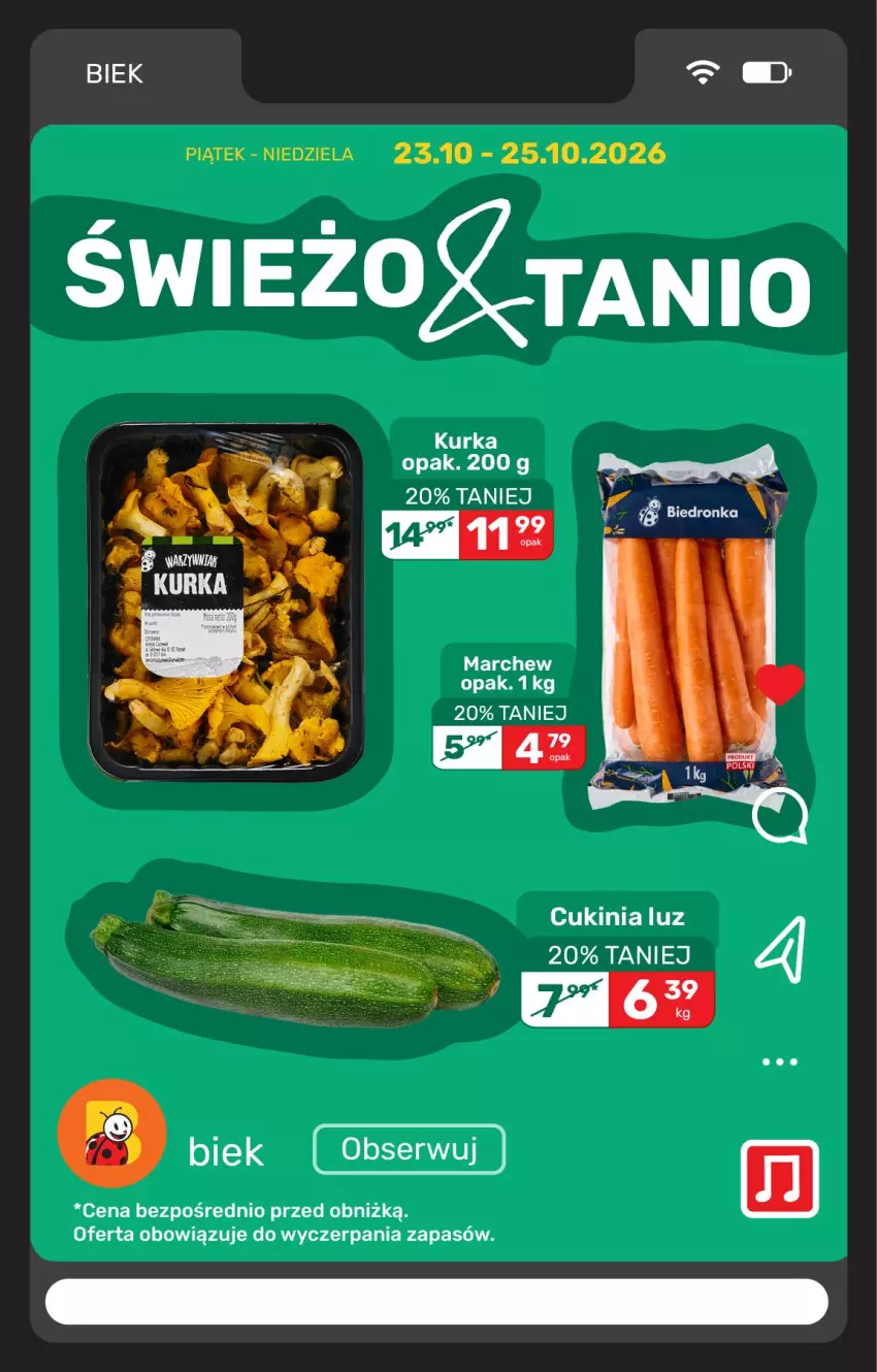Gazetka promocyjna Biedronka - BIEK - ważna 23.10 do 30.10.2026 - strona 8