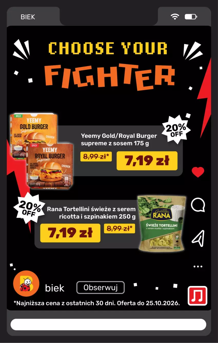 Gazetka promocyjna Biedronka - BIEK - ważna 23.10 do 30.10.2026 - strona 9 - produkty: Burger