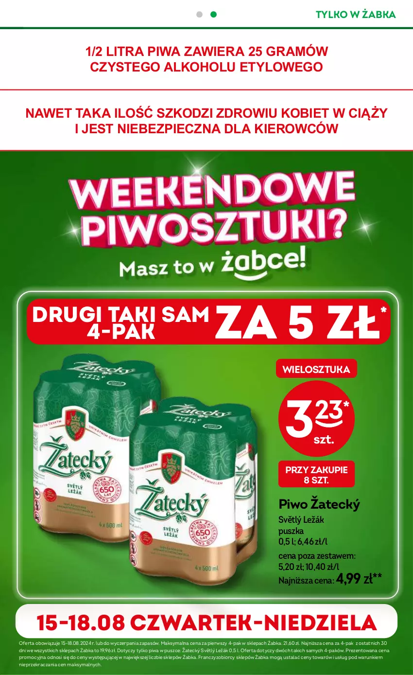 Gazetka promocyjna Żabka - ważna 14.08 do 27.08.2024 - strona 11 - produkty: Gra, Piec, Piwa, Piwo