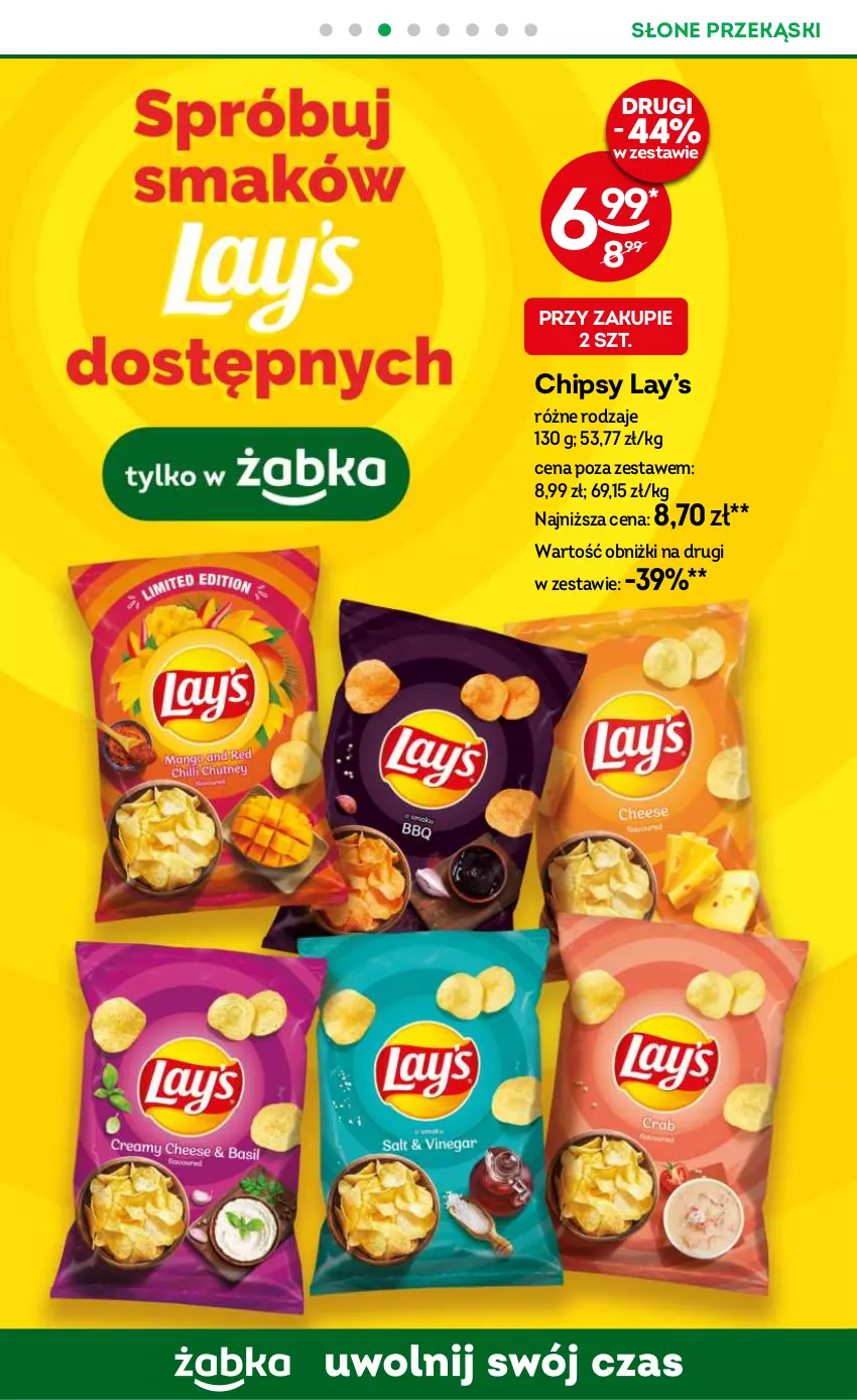 Gazetka promocyjna Żabka - ważna 14.08 do 27.08.2024 - strona 36 - produkty: Chipsy, Lay’s