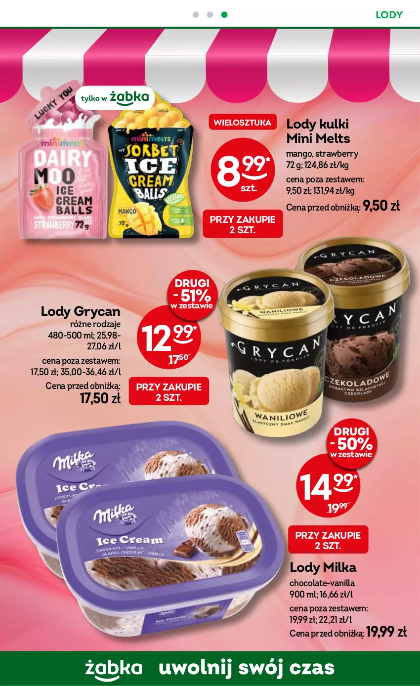 Gazetka promocyjna Żabka - ważna 14.08 do 27.08.2024 - strona 44 - produkty: Gry, Lody, Mango, Milka