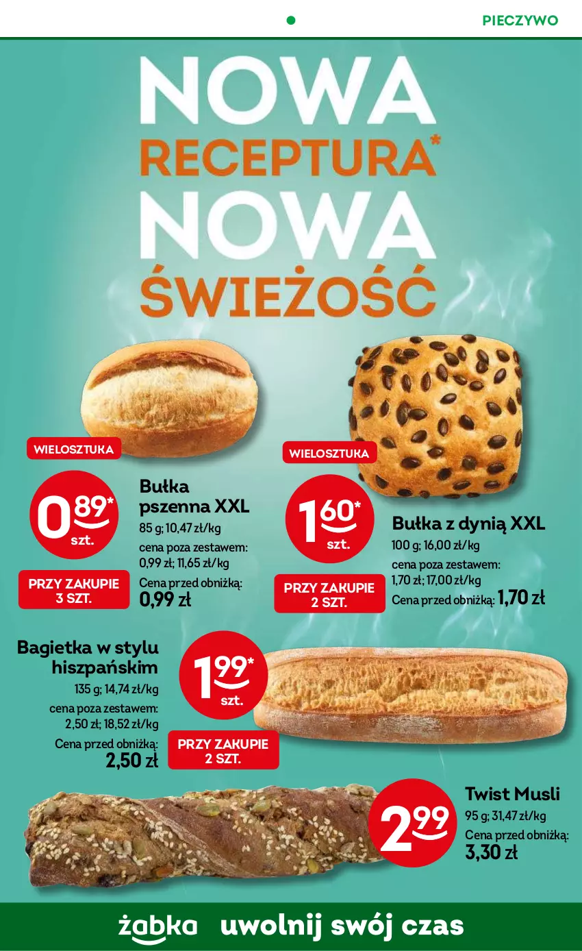 Gazetka promocyjna Żabka - ważna 14.08 do 27.08.2024 - strona 50 - produkty: Bagietka, Mus, Piec, Pieczywo