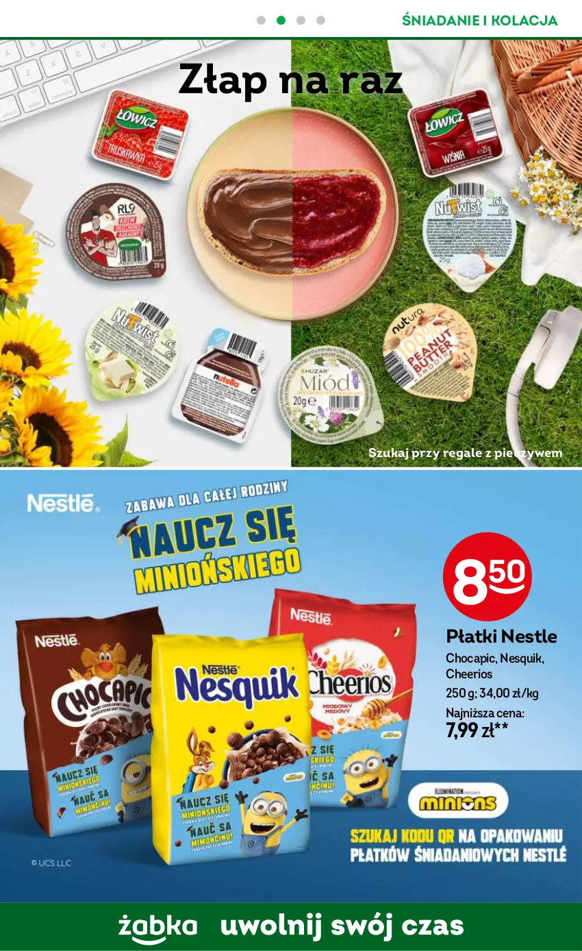 Gazetka promocyjna Żabka - ważna 14.08 do 27.08.2024 - strona 55 - produkty: Cheerios, Nesquik, Piec