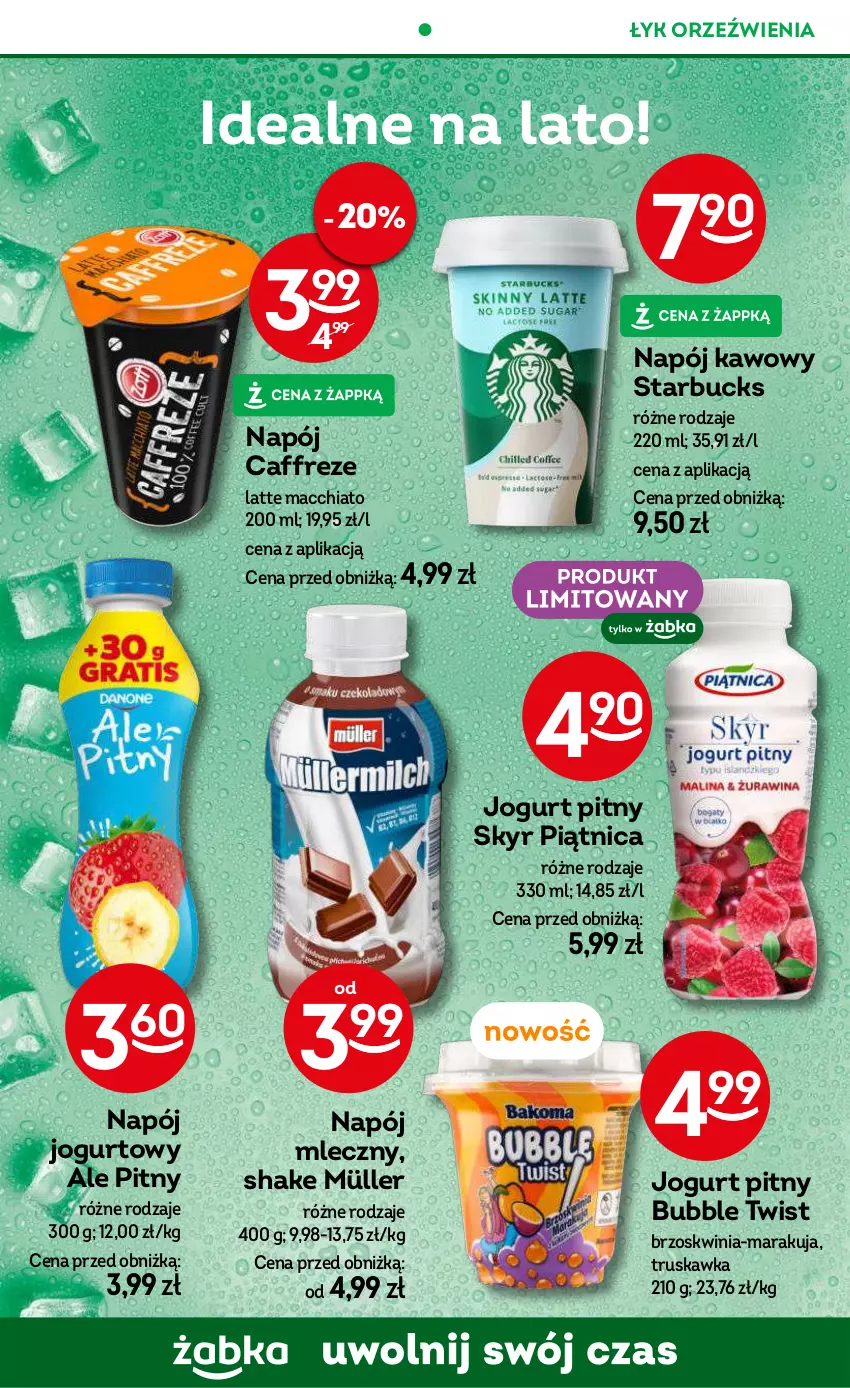 Gazetka promocyjna Żabka - ważna 14.08 do 27.08.2024 - strona 66 - produkty: Chia, Jogurt, Jogurt pitny, Müller, Napój, Napój jogurtowy, Napój mleczny