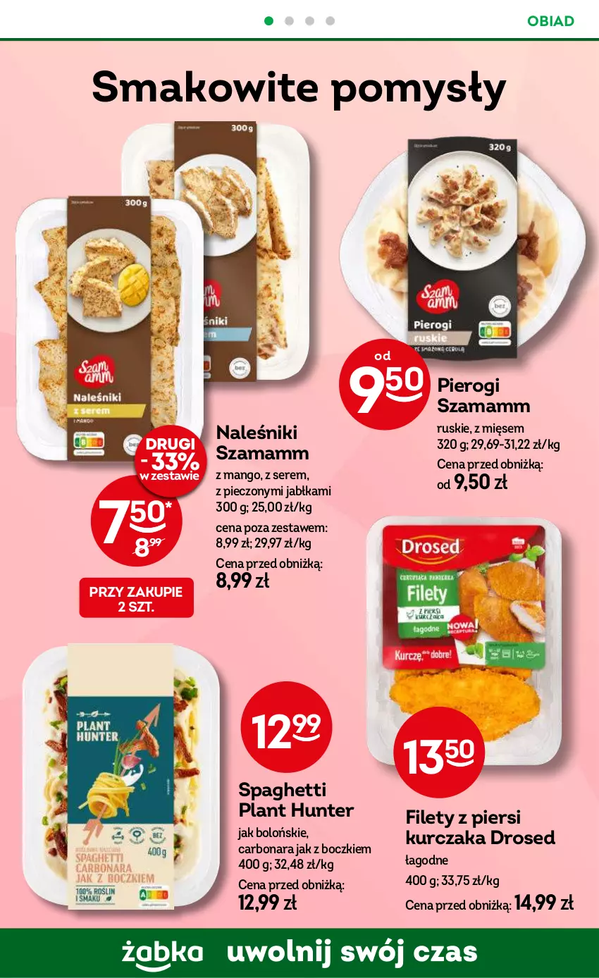 Gazetka promocyjna Żabka - ważna 14.08 do 27.08.2024 - strona 68 - produkty: Kurczak, Mango, Piec, Pierogi, Ser, Spaghetti