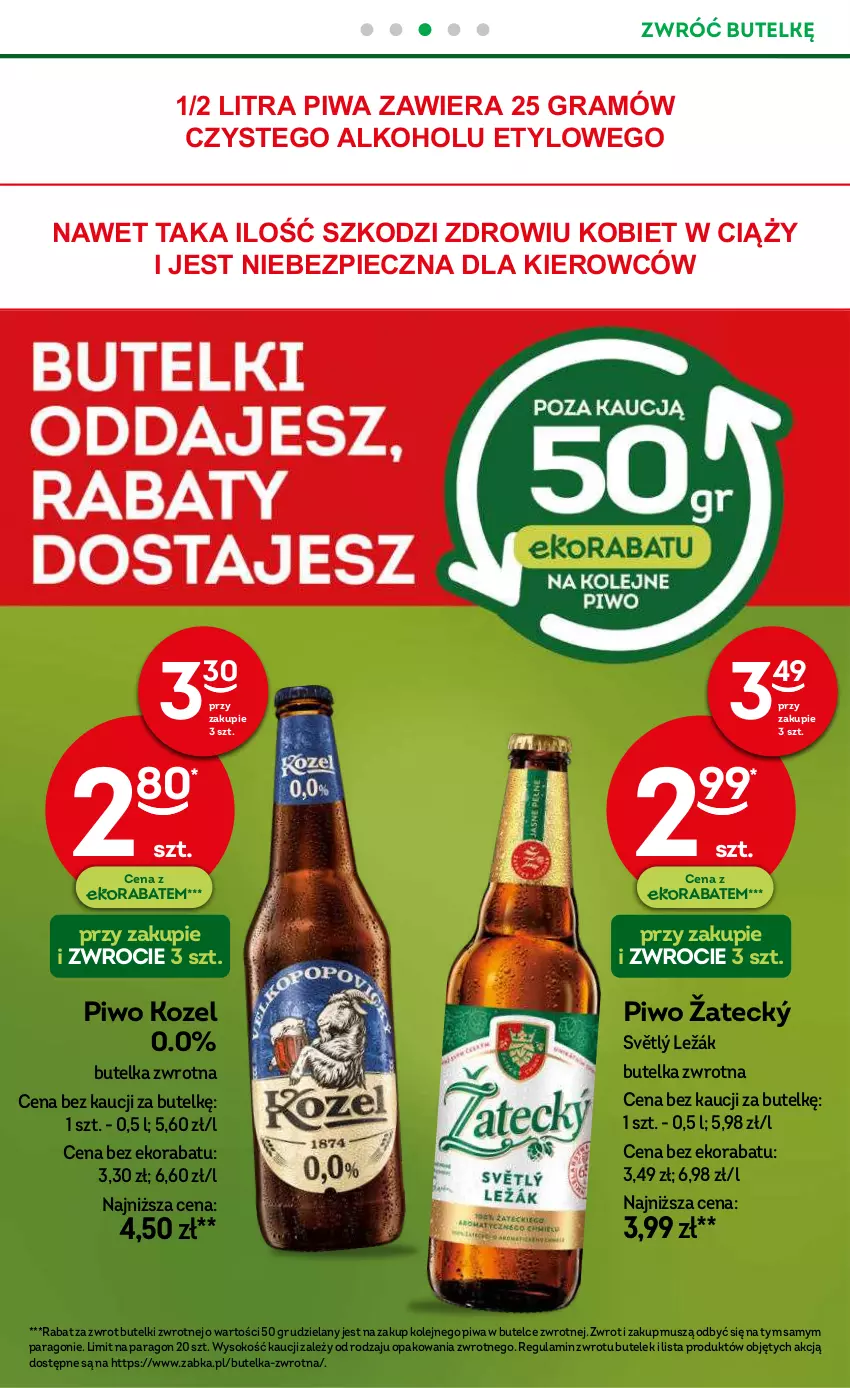 Gazetka promocyjna Żabka - ważna 14.08 do 27.08.2024 - strona 7 - produkty: Gra, Kozel, Mus, Olej, Piec, Piwa, Piwo, Sok