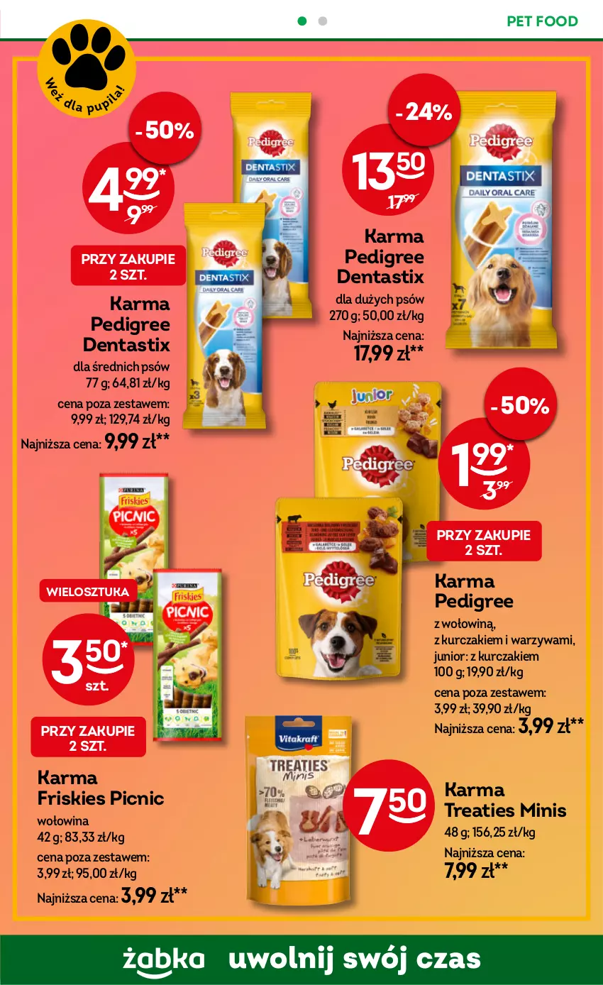 Gazetka promocyjna Żabka - ważna 14.08 do 27.08.2024 - strona 76 - produkty: Friskies, Kurczak, Pedigree, Warzywa, Wołowina