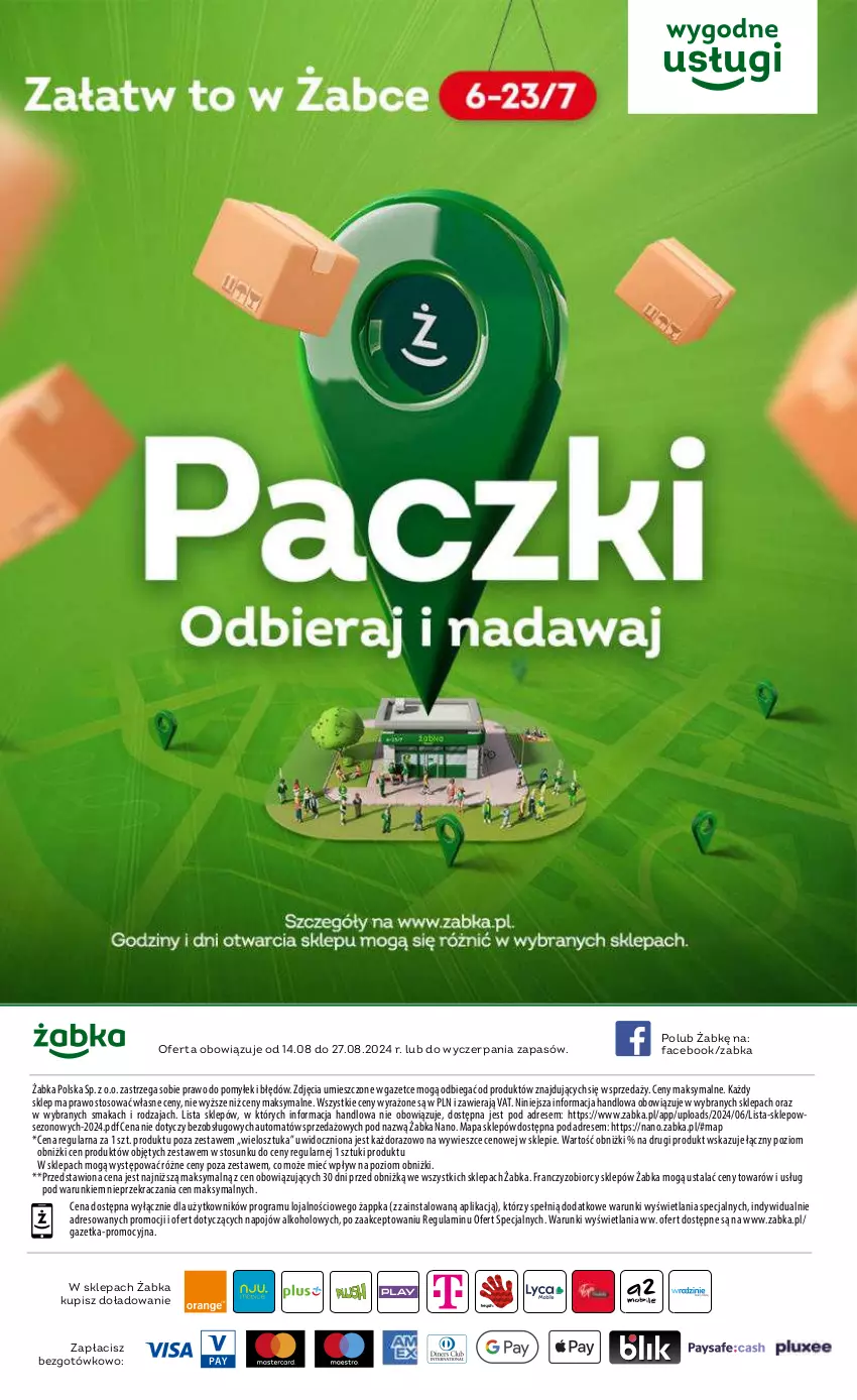 Gazetka promocyjna Żabka - ważna 14.08 do 27.08.2024 - strona 78 - produkty: Dres, Fa, Gra