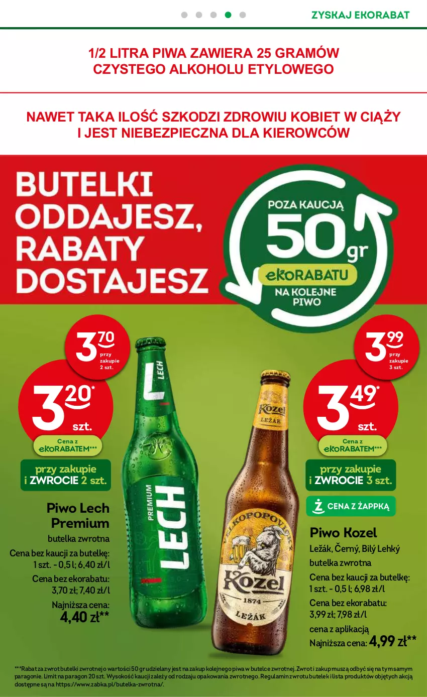 Gazetka promocyjna Żabka - ważna 14.08 do 27.08.2024 - strona 8 - produkty: Gra, Kozel, Lech Premium, Mus, Olej, Piec, Piwa, Piwo, Sok