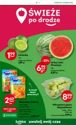 Gazetka promocyjna Żabka - Gazetka - ważna od 27.08 do 27.08.2024 - strona 48 - produkty: Deser owocowy, Warzywa, Ser, Galaretka, Limonka, Owoce, Deser, Arbuz, Wino, Gala