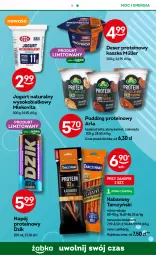 Gazetka promocyjna Żabka - Gazetka - ważna od 27.08 do 27.08.2024 - strona 59 - produkty: Jogurt naturalny, Sok, Ser, Jogurt, Mlekovita, Czekolada, Pudding, Müller, Kabanos, Deser, Napój, Mleko