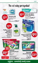 Gazetka promocyjna Żabka - Gazetka - ważna od 27.08 do 27.08.2024 - strona 74 - produkty: Palmolive, Papier, Persil, Tampony, Papier toaletowy, Velvet, Pompka, Elmex, Ariel