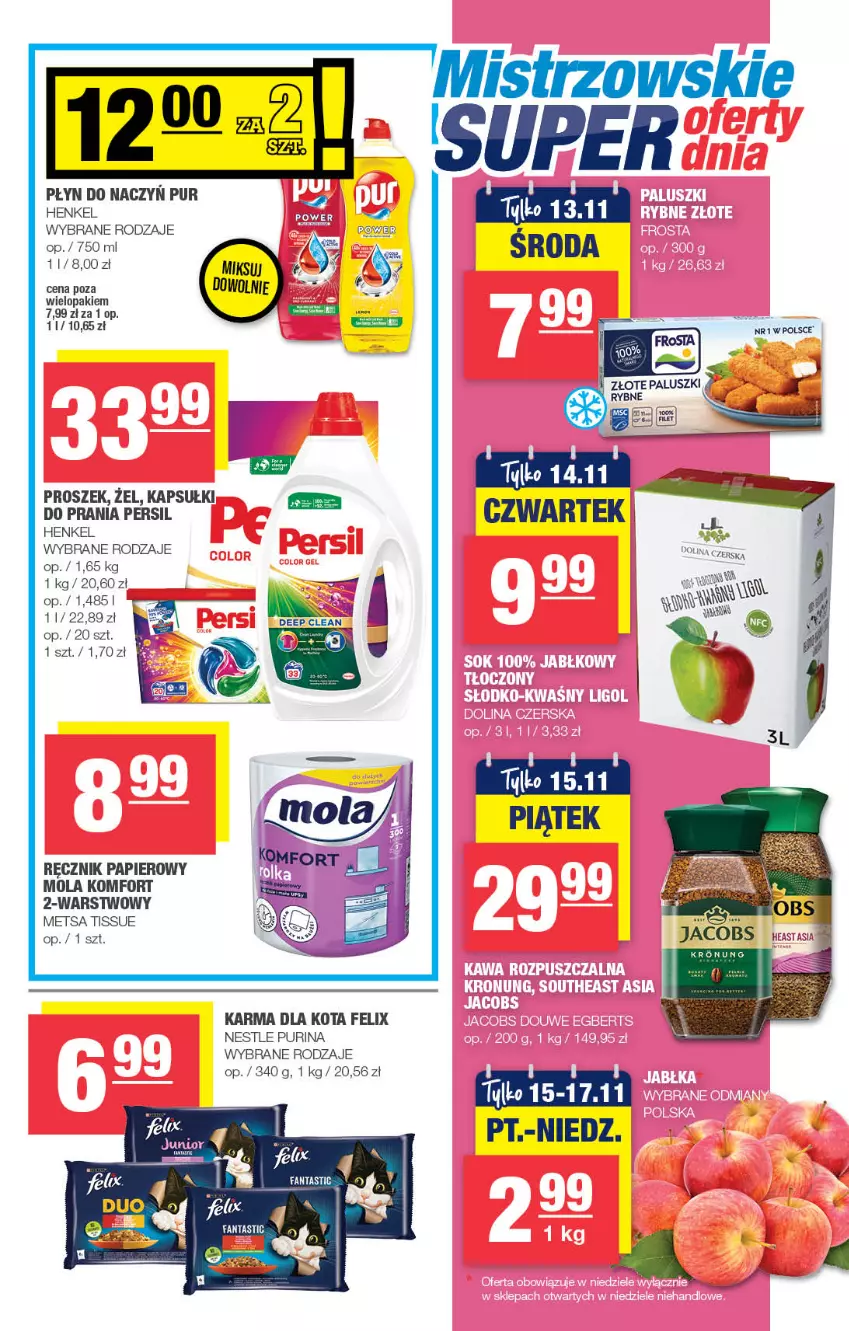 Gazetka promocyjna Spar - Spar - ważna 03.11 do 13.11.2024 - strona 7 - produkty: Felix, Kapsułki do prania, LG, Papier, Persil, Pur, Purina, Ręcznik