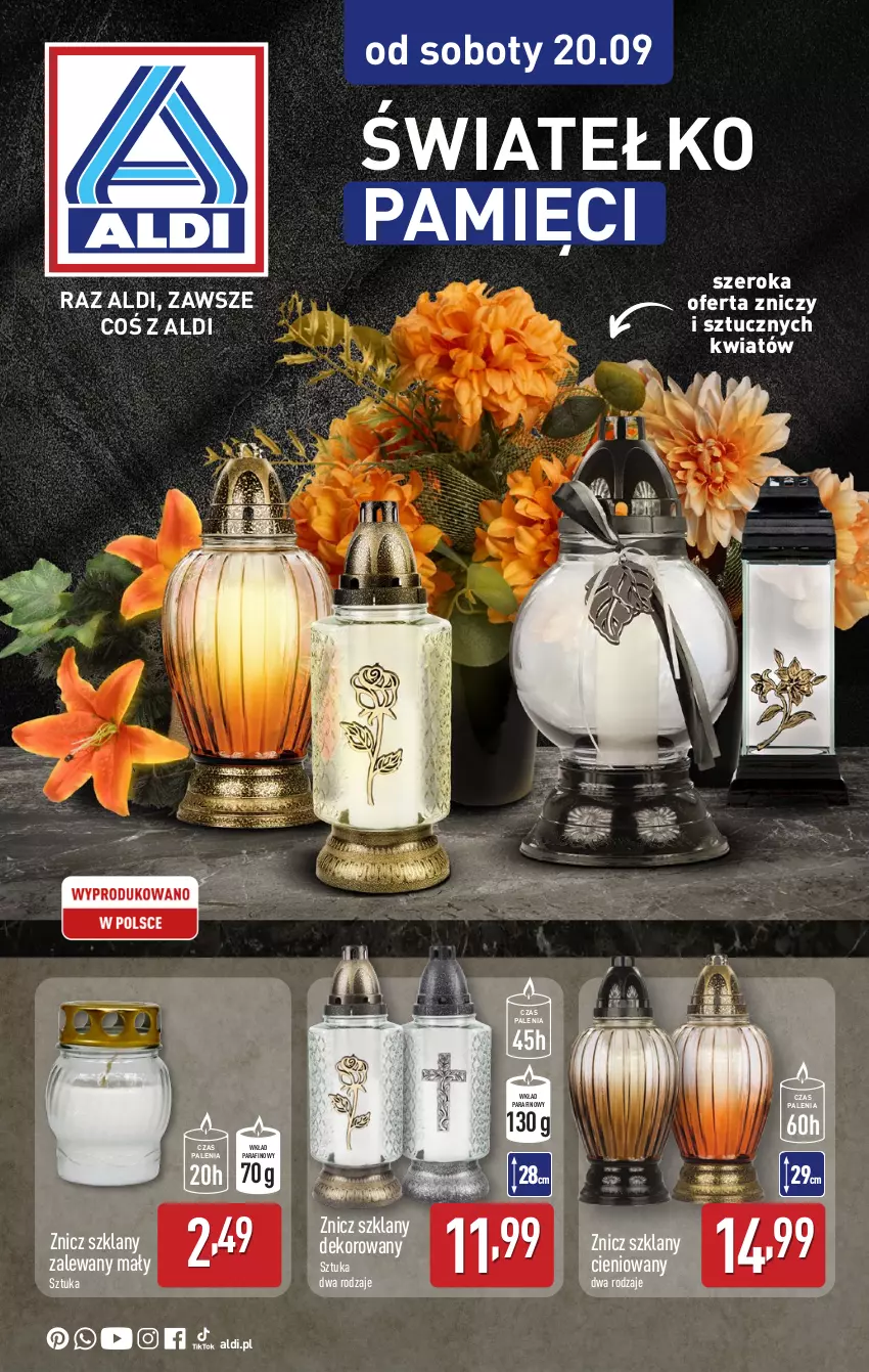Gazetka promocyjna Aldi - Oferta weekendowa - ważna 20.09 do 31.10.2025 - strona 1