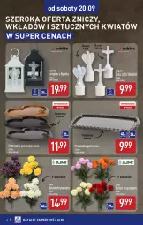 Gazetka promocyjna Aldi - Oferta weekendowa - Gazetka - ważna od 31.10 do 31.10.2025 - strona 4 - produkty: Podkładka pod znicz, Ser, Podkładka, Lampion, Bukiet, Znicz, Podkład