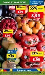 Gazetka promocyjna Lidl - GAZETKA - Gazetka - ważna od 05.07 do 05.07.2024 - strona 11 - produkty: Warzywa, Maliny, Owoce, Mango, Pomidory