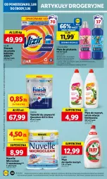 Gazetka promocyjna Lidl - GAZETKA - Gazetka - ważna od 05.07 do 05.07.2024 - strona 52 - produkty: Coccolino, Do mycia naczyń, Finish, Tablet, Proszek do prania, Płyn do mycia naczyń, Vizir, Płyn do płukania, Rolki, Fairy, Płyn do mycia, Zmywarki, Tabletki do zmywarki, Fa