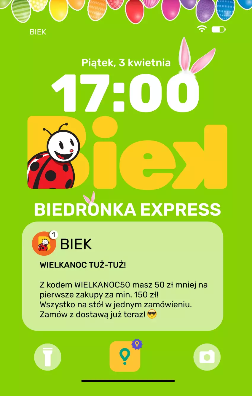 Gazetka promocyjna Biedronka - Gazetka - ważna 03.04 do 10.04.2026 - strona 1 - produkty: Stół, Tera
