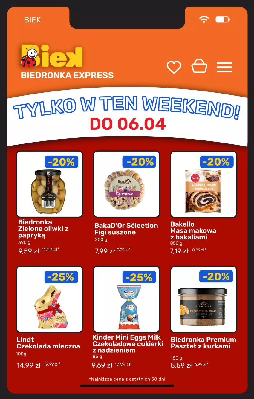 Gazetka promocyjna Biedronka - Gazetka - ważna 03.04 do 10.04.2026 - strona 7 - produkty: Oliwki, Pasztet